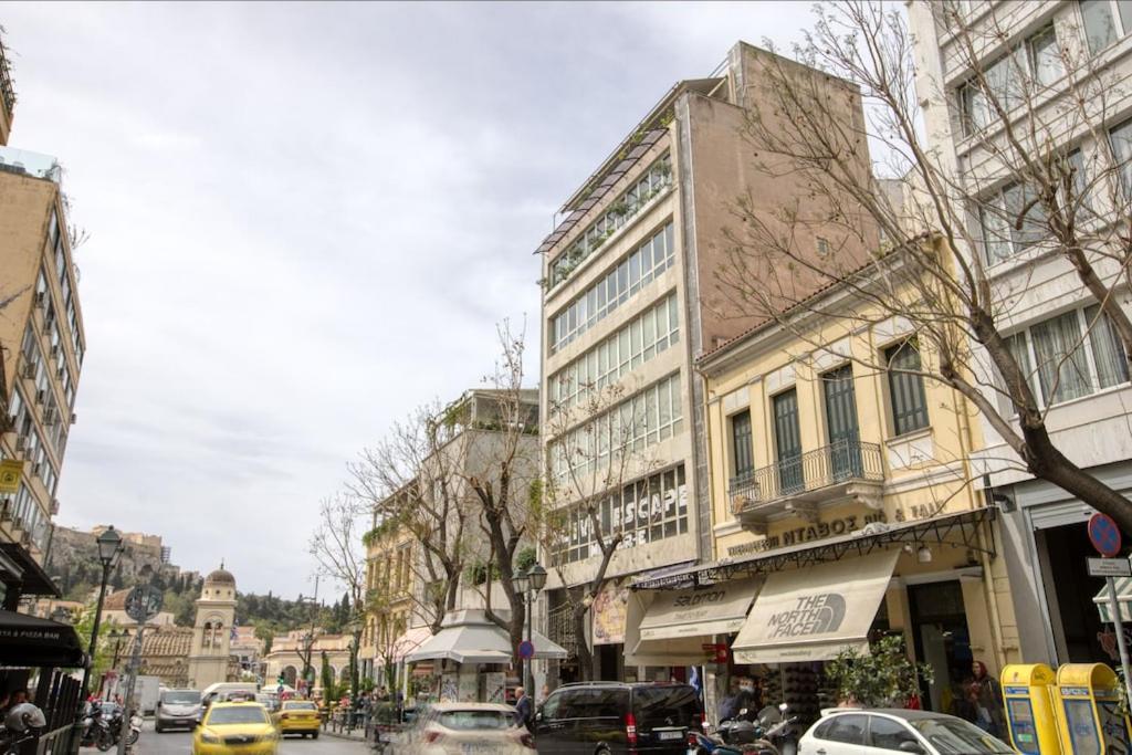 Sunny Luxury Loft,Stunning Acropolis View, Jacuzzi Atenas Exterior foto